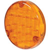 110mm Turn Lamp Round Amber Lens SAE Approved Front - image 1