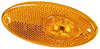 4295 LED Side Marker Lamp Oval Amber Lens w/Reflex Reflector 12V SAE Approved Each