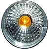 5039 Brilliant Turn Lamp 90mm Dia. Round Clear Lens 12V SAE Approved - image 1