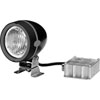 Mega Beam Xenon Work Lamp Round Black And Red Housing Close Range 12V 35W Upright/Pedestal Mount Incl. 300mm Cable - image 1