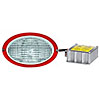 WORKLIGHT OVAL 100 XEN D1S 12V CR FLSH - image 1