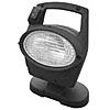 Oval 100 Halogen Work Lamp Clear Lens Black Housing Close Range Pedestal Mount 12V - image 1
