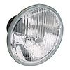 5-3/4" Round Vision Plus Halogen Conversion Headlamp Includes 1 Lamp, Dust Boot and Bulb ECE Approved - image 1