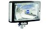 HELLA Jumbo 220 Series Driving Lamp; Rectangle; Clear Lens; Black Housing; Upright And Pendant Housi - image 1