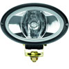 Oval 100 Halogen Work Lamp Clear Lens Black Housing Long Range 12V 55W Each - image 1
