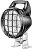 Matador Halogen Work Lamp Round Glass Lens Black Housing Close Range Incl. Pigtail/Switch/Grille 12V 55W