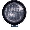 Rubber 4.75 in. Halogen Work Lamp Round Glass Lens Black Housing Close Range 12V 55W - image 1