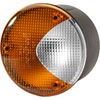 4169 Turn/Side Marker Lamp Round Amber And White Lens 12V SAE Approved Qty. 10 - image 1