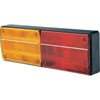 2400 Designline Stop/Turn/Tail Lamp Rectangle Red And Amber Lens 12V SAE Approved - image 1
