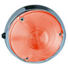 8513 Interior Lamp Round Red Lens Chrome Housing 12V w/Switch - image 1