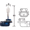 T3.25 Halogen Bulb 12V 37.5W 894 - image 1