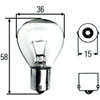 S11 Incandescent Bulb 12V 45W - image 1