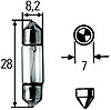 T2 Incandescent Bulb 24V 3W - image 1