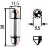 T3.25 Incandescent Bulb 12V 5W - image 1