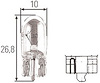 T3.25 Incandescent Bulb 12V 5W - image 1