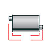 Ultra Flo Exhaust Muffler [Natural] - image 1