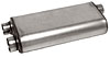 Ultra-Flo Welded Muffler 3" Offset In, 2.5" Dual Out - image 1
