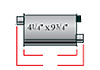 Ultra Flow Muffler 94-95 Impala SS, Left - image 1