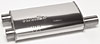 Ultra Flow SS Welded Muffler In/Out: Single 2-1/2" In Dual 2-1/2" Out - image 1