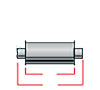 Ultra Flow SS Welded Muffler In/Out: 3-1/2" - image 1