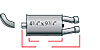Ultra Flow Muffler Corvette, Left - image 1
