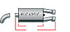 Ultra Flow Muffler Corvette, Right - image 1