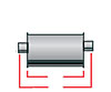 Ultra Flow SS Welded Muffler In/Out: 2-1/4" - image 1