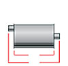 Ultra Flow Muffler In/Out: 2" - image 1