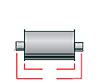 Exhaust ULTRA-FLO CTR IN/OUT 2.25 - image 1