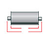 Exhaust 24" ULTRA FLO 2 1/4 - image 1