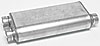 Ultra-Flo Welded Muffler Offset In/Dual Out: 3" - image 1