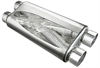 Ultra-Flo Welded X Muffler Dual In/Out: 2.25" - image 1