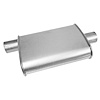 Universal Installer Turbo Muffler In/Out: 2" offset 2" Center - image 1
