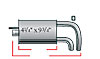 Exhaust ULTRA FLO DODGE NEON - image 1