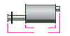 Exhaust DYNOMAX THRUSH 3" IN 2.5OU - image 1