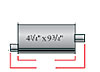 Super Turbo Muffler Direct Fit: 1993-94 Ford Explorer 4.0L - image 1