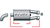Super Turbo Muffler Direct Fit: 1984-91 Corvette 5.7L - image 1