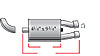 Super Turbo Muffler Direct Fit: 1984-91 Corvette 5.7L - image 1