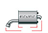 Super Turbo Muffler Direct Fit: Corvette 5.7L/7.0L/7.4L - image 1