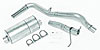 Cat-Back Exhaust System 2000-02 Dakota 3.9L/4.7L Single tailpipe - image 1