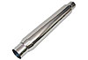 Stainless Glasspack Muffler In/Out: 2.5" - image 1