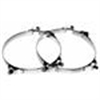 Exhaust " 8 1/2" " CLAMP KIT-CHROME - image 1