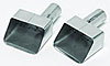 Exhaust Tips Length: 8" - image 1