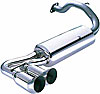 Civic 1.6L 1988-91 3Dr, Stainless Steel Muffler w/Aluminized Steel Painted Pipe - image 1
