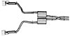 VT Cat-Back Exhaust System 2008-12 Dodge Challenger R/T 5.7L Hemi - image 1