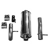 Ultra Flo Polished Cat-Back Single Exhaust System for 2012-2018 Jeep Wrangler JK, Wrangler w/3.6L [Polished] - image 1