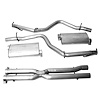 Super Turbo Kit; Dual Cat-Back System; 2.25 in. System; Dual Rear; Incl. Intermediate Pipe; Super Tu - image 1