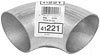 90° OD-OD Elbow 3" diameter - image 1