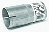 Walker Exhaust Pipe Connector for 1987-1995 Dodge, Chevrolet, GMC w/4.3L, 5.7L, 5.9L, 7.4L [Aluminized]