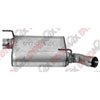 VT; Muffler Assembly; Oval; 2.75 in. Inlet/3 in. Outlet; 4.5x9.75 in.; 16 in. Shell Length; 33 in. O - image 1